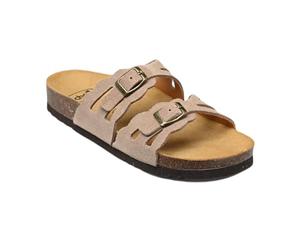 Scholl Jeanne, Sandalia Mujer, Beige Oscuro, 37 EU
