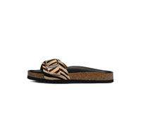 Scholl Kathleen, Sandalia Mujer, Zebra Beige Negro, 35 EU
