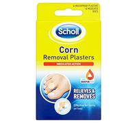 Scholl Kit para eliminar el maíz con efecto medicinal, 4 parches y 4 discos medicinales (el embalaje puede variar)