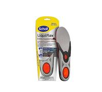 Scholl Liquiflex - Plantillas ajustables antiolores de espuma viscoelástica con tecnología 5 en 1 para zapatos de trabajo, botas y zapatos de seguridad - Talla S (35,5-40,5) - Rojo