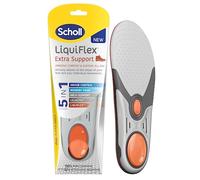 Scholl LiquiFlex Plantillas de apoyo extra para mujer, plantillas de apoyo 5 en 1 con espuma viscoelástica, soporte de arco, GelActive y control de olores - Plantillas para botas y zapatos de trabajo