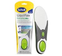 Scholl LiquiFlex - Plantillas de uso diario para mujer, plantillas de apoyo 5 en 1 con espuma viscoelástica, soporte de arco, GelActive y control de olores, recortadas para adaptarse a tu bota/zapato