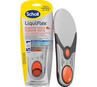 Scholl Plantillas LiquiFlex Soporte Extra – Memory Foam y Espuma Viscoelástica – Hombre Talla L