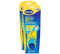 Scholl - Plantillas casuales GelActiv para hombre - Mayor comodidad con espuma viscoelástica y tecnología GelWave durante todo el día - Talla 40 - 46,5