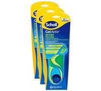 SCHOLL - Lote de 3 estuches de 2 plantillas GelActiv Sports Sport talla S 35,5-40,5
