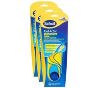Scholl - Plantillas casuales GelActiv para hombre - Mayor comodidad con espuma viscoelástica y tecnología GelWave durante todo el día - Talla 40 - 46,5