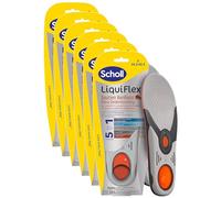 SCHOLL - Lote de 6 estuches de 2 plantillas Liquiflex Soporte reforzado pequeño 35,5-40,5