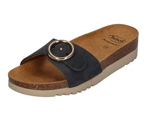 Scholl Malibu' Mule, Sandalia Mujer, azul marino, 40 EU