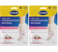 Scholl - Masque Pieds Très Hydratant Huile de Noix De Coco - 1 Pièce (Paquete de 2)