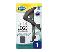 Scholl Medias de Compresión Ligera Mujer Light Legs 20DEN, Color Negro, XL