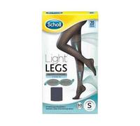 Scholl Medias Ligera 20Den Negro T/S - Mejora la Circulación de las Piernas