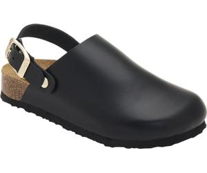Scholl Mole Back Strap, Sandalia Unisex niños, Negro, 27 EU