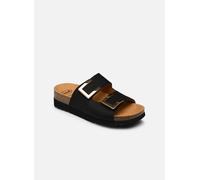 Scholl Monterey 2 Straps, Sandalia Mujer, Negro, 36 EU