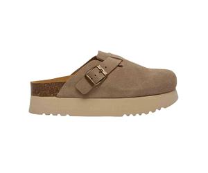 Scholl Mujer Justine Sandale, Dark Beige, 41 EU