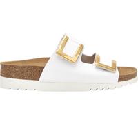 Scholl Mujer Monterey 2 Straps Ad Sandale, blanco, 36 EU