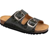 Scholl Mujer Noelle Sandale, Verde oscuro, 37 EU