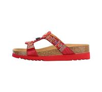 SCHOLL New Bogota Red Multi Chanclas de mujer (rojo multicolor, sistema de tallas de calzado EU, adulto, mujer, número, mediano, 38), Dk Red Multi, 38 EU