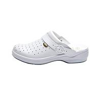 Scholl New Bonus Punched, Zapatos Profesionales, Unisex adulto, Blanco, 41 EU