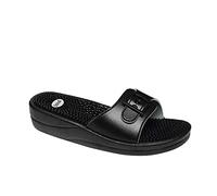 Scholl New Massage , Sandal Mujer, Negro, 35 EU