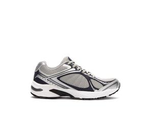 Scholl New Sprinter - Zapatillas Unisex con tecnología biomecánica, Unisex, Color Plateado y Azul, Talla 42 EU