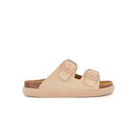 Scholl Noelle Chunky, Sandalia Mujer, Beige, 35 EU