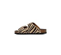 Scholl Noelle, Sandalia Mujer, Zebra Beige Negro, 36 EU