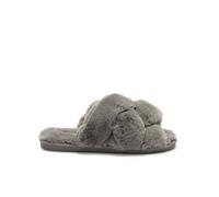 Scholl Pantuflas Softie para mujer, gris, 4 UK