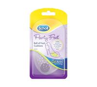 Scholl Party Feet Almohadillas Plantares Con Tecnología Gel Activ, Amortiguación Y Protección De La Planta Del Pie, Almohadillas, Malva, 2 Unidad (Paquete de 2)