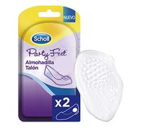 Scholl Party Feet, almohadillas talones con tecnología Gel Activ, amortiguan y protegen el talón, 2 almohadillas