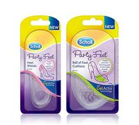 Scholl Party Feet Ball of Foot Gel Cojines & Scholl Party Feet(TM) Escudos de talón de gel invisibles