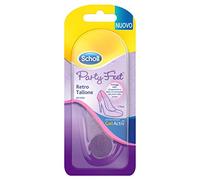 Scholl Party Feet Retro Talón, Banda de Gel Transparente para los Talones, Almohadilla Ultrafina y Discreta con Tecnología Antideslizante que Ayuda a Proteger de las rozaduras y el Deslizamiento