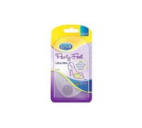 Scholl Party Feet Ultra Slim - Almohadillas de gel finas para la protección de la parte delantera de la planta del pie, almohadilla transparente para zapatos de tacón, tecnología antideslizante, 1 par