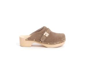 Scholl Pescura Clog 50, Sandalia Mujer, Beige, 40 EU