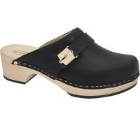 Scholl Pescura Clog 50, Sandalia Mujer, Negro, 41 EU