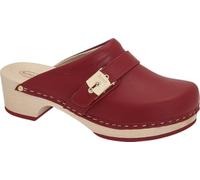 Scholl Pescura Clog 50, Sandalia Mujer, Rojo, 39 EU