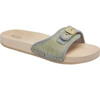 Scholl Pescura Flat Flex, Sandalia Mujer, Verde Claro, 36 EU
