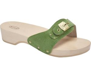 Scholl Pescura Heel, Sandalia Mujer, Verde, 36 EU