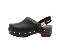 Scholl Pescura Robin - Sandalia para mujer, Negro, 40 EU