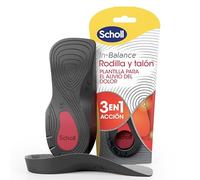 Scholl Plantilla In-Balance para el Alivio del Dolor de Rodilla y Talón, 1 Par, Blanco, Talla L (42.5-45), 2 Unidades