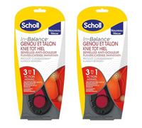 SCHOLL - Plantillas antidolor, 2 unidades, Rodilla y Talón, talla 1 S, 37-39,5