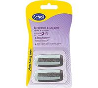 Scholl - Rodillos de repuesto 2 en 1 exfoliante y alisador - Recarga para rallador de pies - Para cambiar cada 3 meses para obtener resultados óptimos - x2