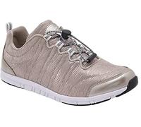 Scholl Sandalia Wind Step para Mujer, Oro Platino, 39 EU