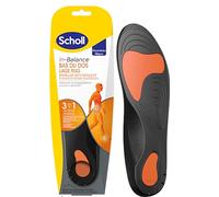Scholl - Suela ortopédica antidolor de espalda baja - Probada clínicamente - 1 par - Talla L - 42,5-45