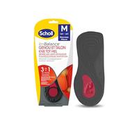 Scholl - Suela ortopédica antidolor, rodilla y talón (1 par, talla M, 40-42)