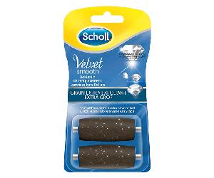 Scholl terciopelo liso 2 rodillos de recambio