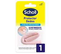 Scholl Tubo Protector para Dedos, Uñas y Callos, Alivio Inmediato del Dolor, la Presión y el Roce, Negro, Estándar