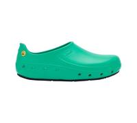 Scholl Ultragrip Shoe, Zapatos de Servicio médico Unisex Adulto, Verde, 45 EU
