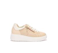 Scholl Urban Zip, Zapatillas de Mujer con Plantilla de Memory Cushion - Beige - 42 EU