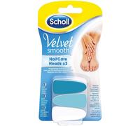Scholl Velvet Smooth Recambios De Lima Para Sistema De Cuidado De Uñas Eléctrico