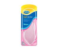 Scholl Plantillas Gelactiv Óptimas para Zapatos Planos Comodidad Todo el Día - 1 Par (Plantillas), Negro, Estándar, Fresh, 2 Unidades